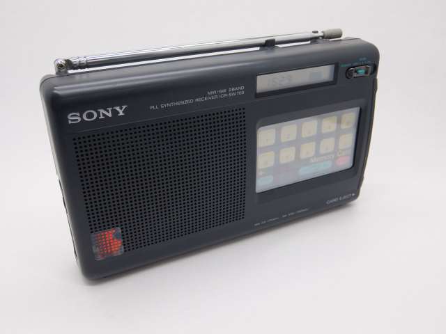 極美品】SONY ICR-SW700 日本製 短波 局名タッチラジオラジオ ソニー 